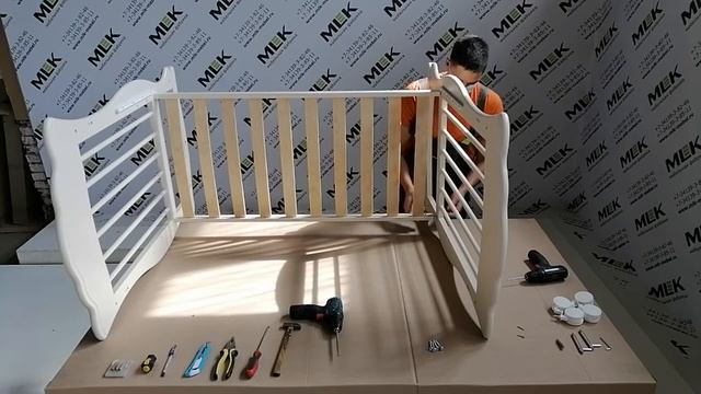 Кроватка детская "LANSON" / Инструкция по сборке смотреть онлайн