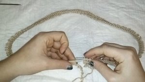 Вяжем снуд спицами. 2 часть. Круговое вязание.
