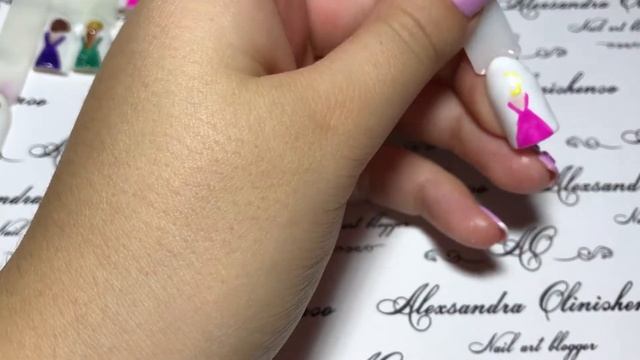 Дизайн ногтей "Девушка на ногтях" смотреть онлайн