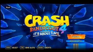 как поменять язык у игры crash bandicoot 4: It's about time?