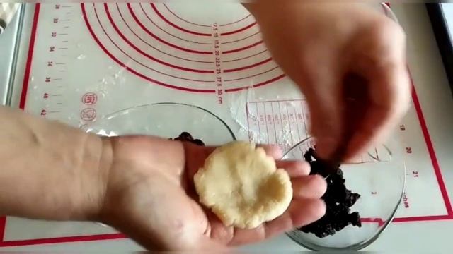 Бесподобное КОКОСОВОЕ ПЕЧЕНЬЕ с начинкой,без яиц и разрыхлителя