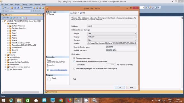 How to Reduce Database Size in SQL Server смотреть онлайн