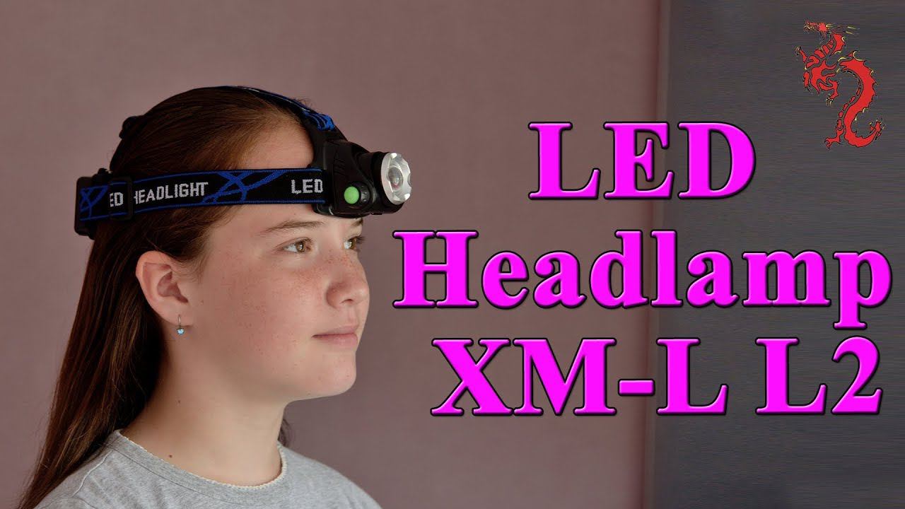 Litwod 568D LED Headlamp  XM-L/L2 // Мощный налобный фонарь
