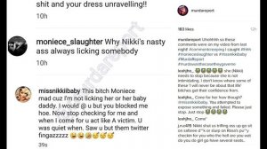 #NikkiMudarris vs  #Moniece fight tea! Nikki says Mo wants to be licked by her! #LHHHollywood #LHHH