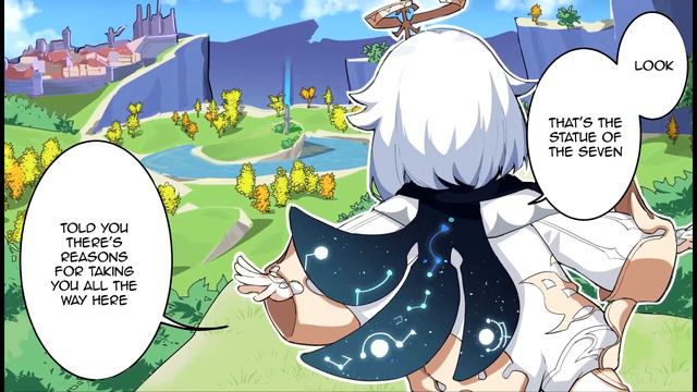 Paimon BRUTALLY eats Pyro Slime | Genshin Impact Manga