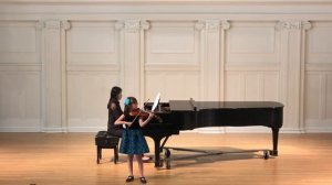 Bruch violin concerto in g minor, 1st mvmt, age 8