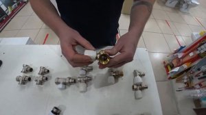 Клапан Термостатический Регулирующий Настроечный для отопления подключение радиатора