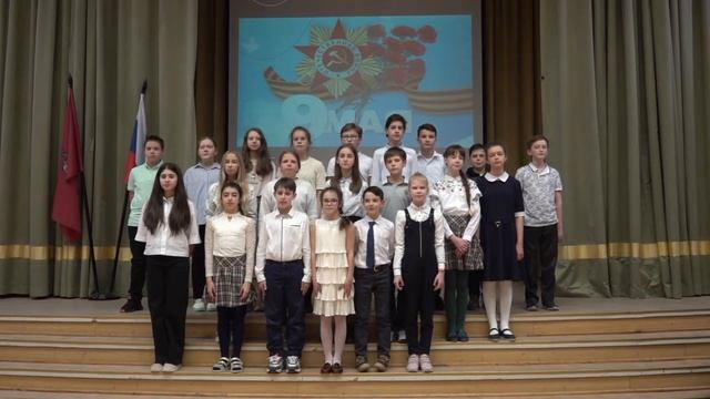 Флешмоб "С песней к Победе"