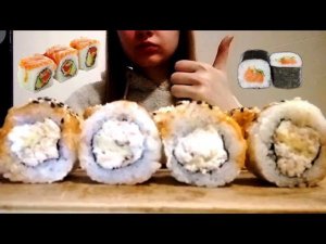 ASMR | ОПЯТЬ РОЛЛЫ/СУШИ | SUSHI/ROLLS |