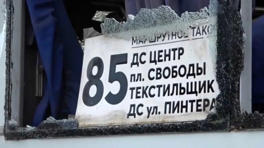 Опубликовано видео с последствиями обстрела центра Донецка