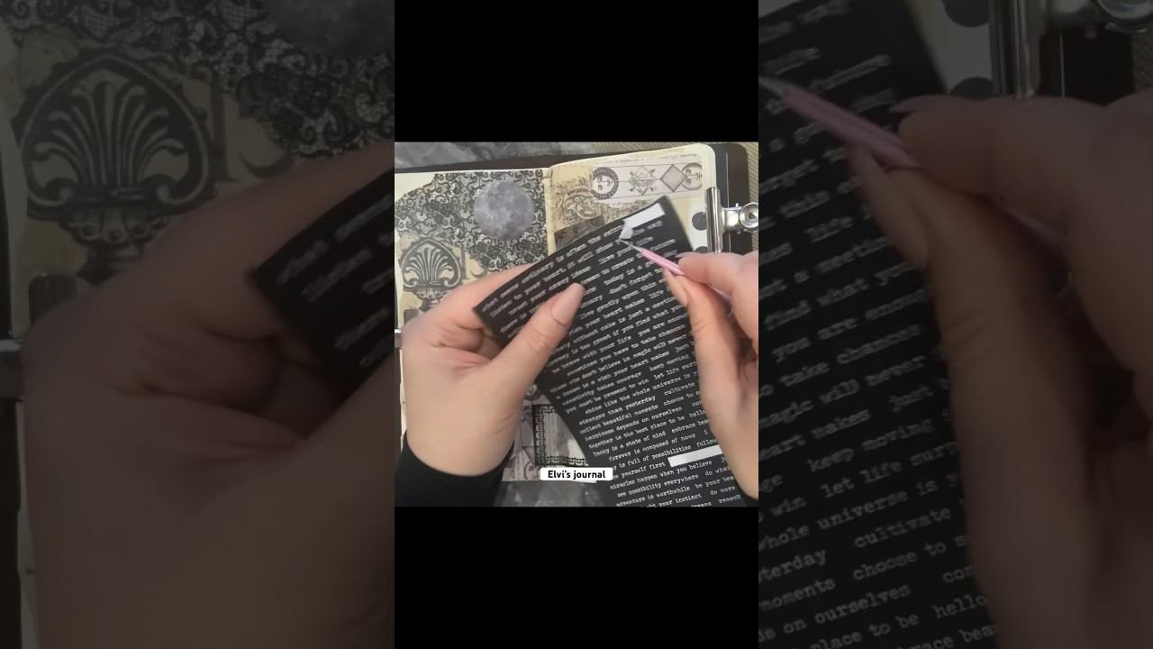 Astrology vibe | ASMR journaling Full 4K video is on my channel #asmr #journal #scrapbooking смотреть онлайн