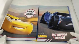PANINI Тачки. Истории и гонки /Обзор альбома для наклеек