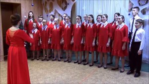 образцовый хор "Мелодия" Ю.Тугаринов "Вьюга"