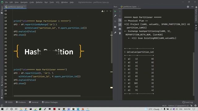 #5 Spark Types of Partitioner | Range | Hash | Round Robin | Single in English