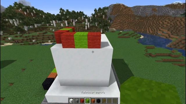 Как построить статую снеговика в майнкрафт. смотреть онлайн