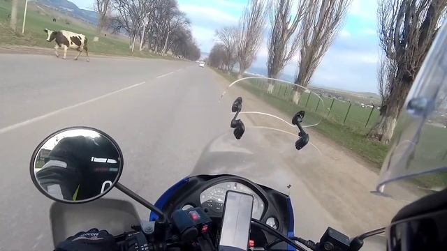 Мотопутешествие в Джилы-су на мотоцикле, дальняк на медовые водопады и ночь в Хостеле Часть 4