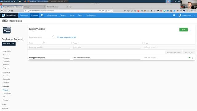 Modifying YAML and XML files when deploying to Tomcat смотреть онлайн