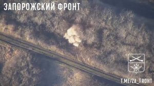 Удар Ланцетом по гаубице FH-70 ВСУ/Strike at the ukrainian FH-70 howitzer by "Lanzet" UAV