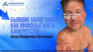 Бывшие налоговики, как инфоцыгане в банкротстве (Оспаривание налоговых проверок, сопровождение ВНП)