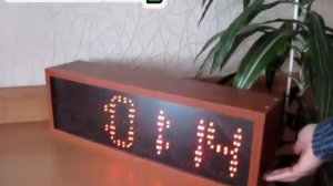 Большие светодиодные часы на микроконтроллере ATMEGA8
