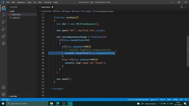 Complete AJAX Tutorial in Hindi (2021)
