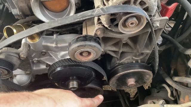 5.3L 6.0L 4.8L belt routing diagram replace serpentine belt Chevy GMC trucks смотреть онлайн