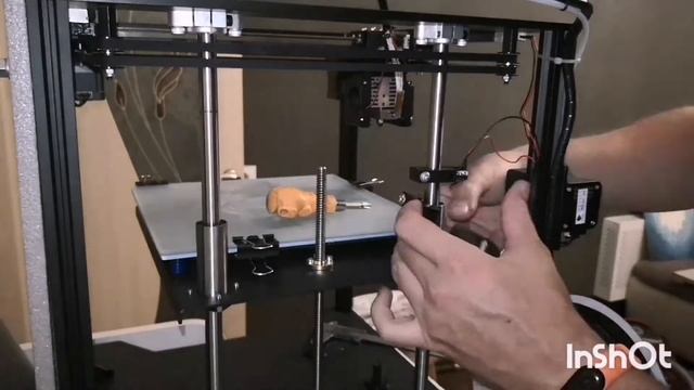 Таймлапс ремонта датчика оси Z на 3d принтере Sapphire pro