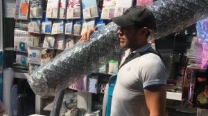Показываем наш большой рынок. Закупаемся стройматериалами для фермы и не только.