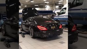 Мерседес CLS #AMG63 Выхлоп
