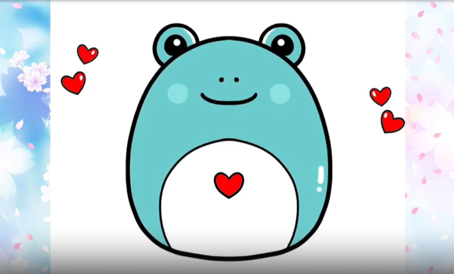 Милый Лягушонок. Рисунки для детей смотреть онлайн