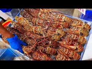 Еда Майами - Свежие Лобстер и Клешни Каменный Краб Флорида морепродукты Америка