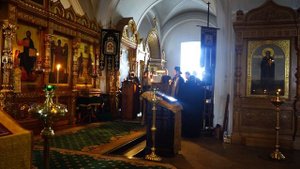 Во Царствии Твоем... | напев монастыря Симонопетра (Афон), глас 5 | Хор братии Валаамского монастыр