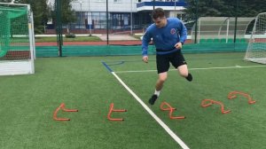 Тренировка Профессионального Вратаря на Земле