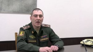 Поздравление командира Таманской ракетной дивизии с Днем РВСН.