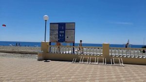 Пляж в Дагомысе.