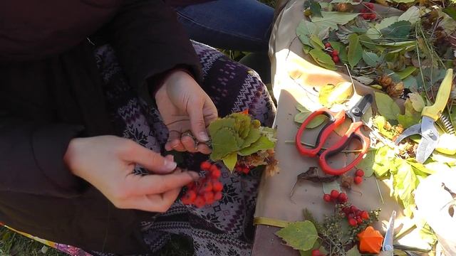 Осенний венок на голову. Мастер-класс смотреть онлайн