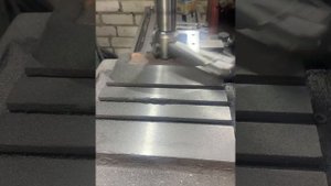 Фрезеровка станины станка