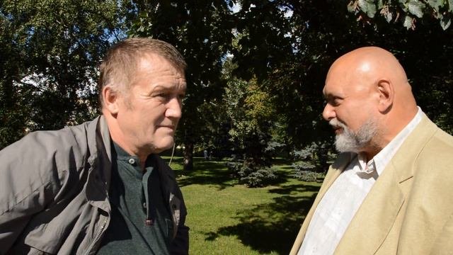 Гейдар Джемаль и Шамиль Султанов на Международном дне Иерусалима в Москве
