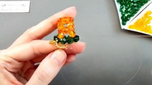 Мастер-класс Колокольчик из Бусин и Бисера?/Рождественский Колокольчик/Beaded christmas bell