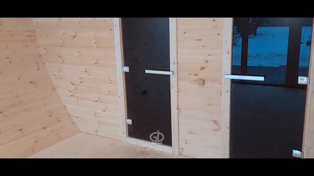 Баня «Танк Армата» 6,5х8 метров: начало положено! смотреть онлайн