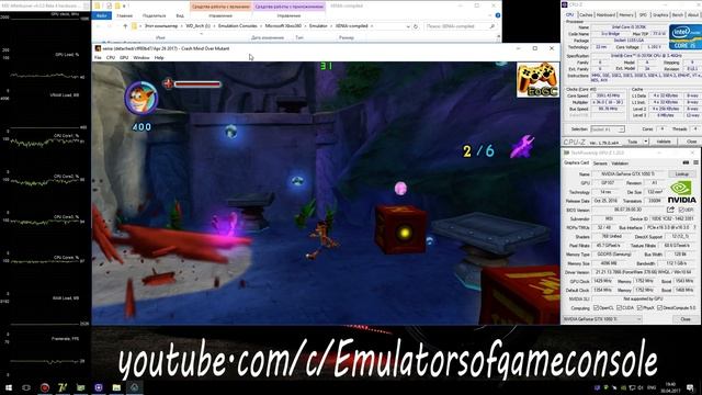 XENIA Xbox 360 Emulator - Crash: Mind over Mutant (2008). Ingame. OpenGL. Test #2
