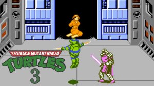 Teenage Mutant Ninja Turtles 3 (NES Dendy Famicom 8bit) - Черепашки ниндзя на Денди третья часть