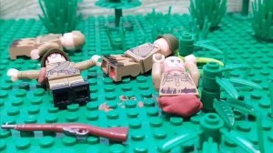 На безымянной высоте- военная песня (лего анимация)