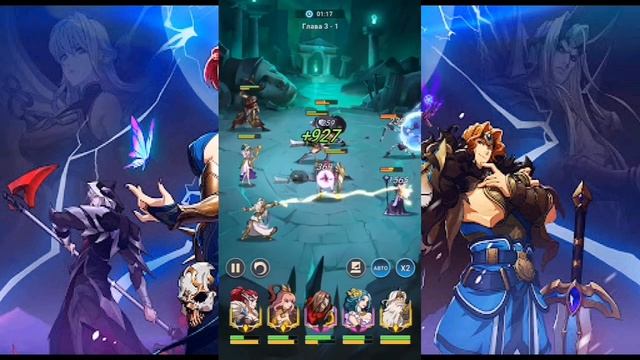 Обзор игры Mythic Heroes. Первый взгляд #2. смотреть онлайн