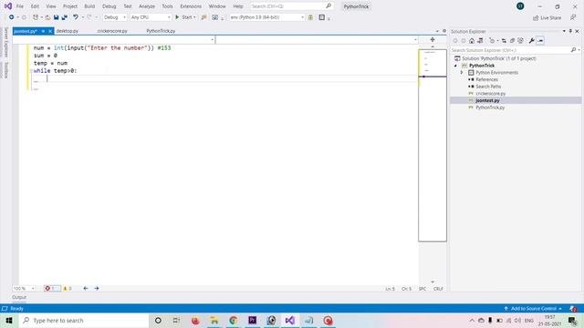 4 | Program to Check Armstrong Number in Python | Python Programs for interview in Tamil
