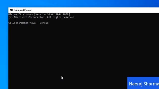 How to check java version in cmd on any windows | By Neeraj Sharma смотреть онлайн