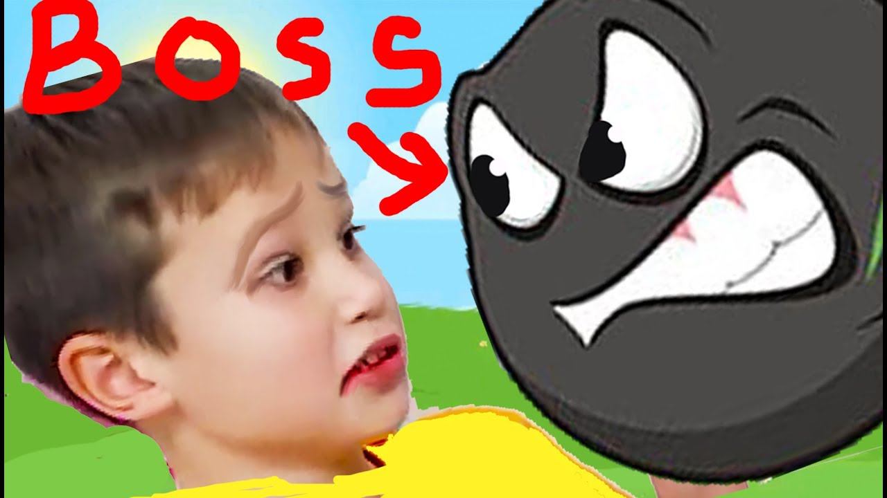 КРАСНЫЙ ШАР МИСТЕР МАКС против БОССА, нашел Рокершу, конец мультик игра Детский летсплей #41 смотреть онлайн