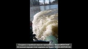 Мотор болотоход 6.5  на лодке 2.80