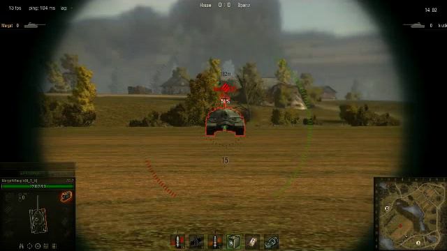 Куда надо стрелять ИС-7 в лоб. смотреть онлайн