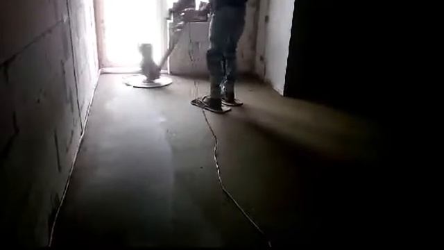 Шлифовка стяжки